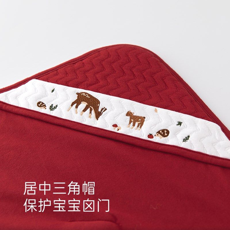 初生宝宝抱被产房包巾秋冬季夹丝棉保暖新生婴儿防惊跳襁褓巾包单,淘宝优惠券,粉丝福利购,淘宝优惠卷