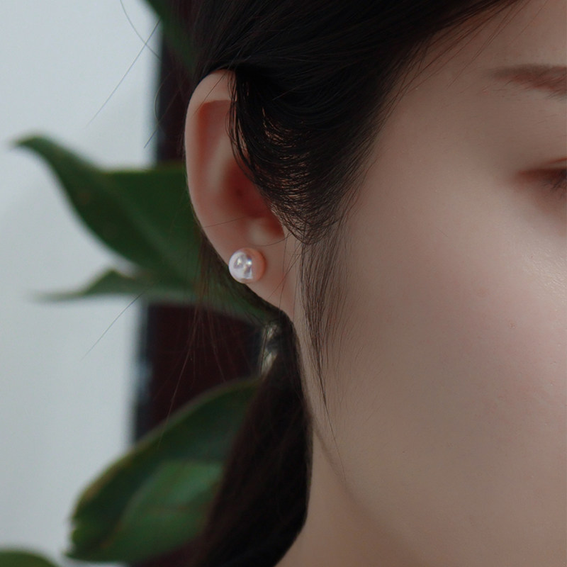 Akoya天然海水珍珠日本耳钉18K黄金正圆强光耳环耳饰天女级送女友,淘宝优惠券,粉丝福利购,淘宝优惠卷