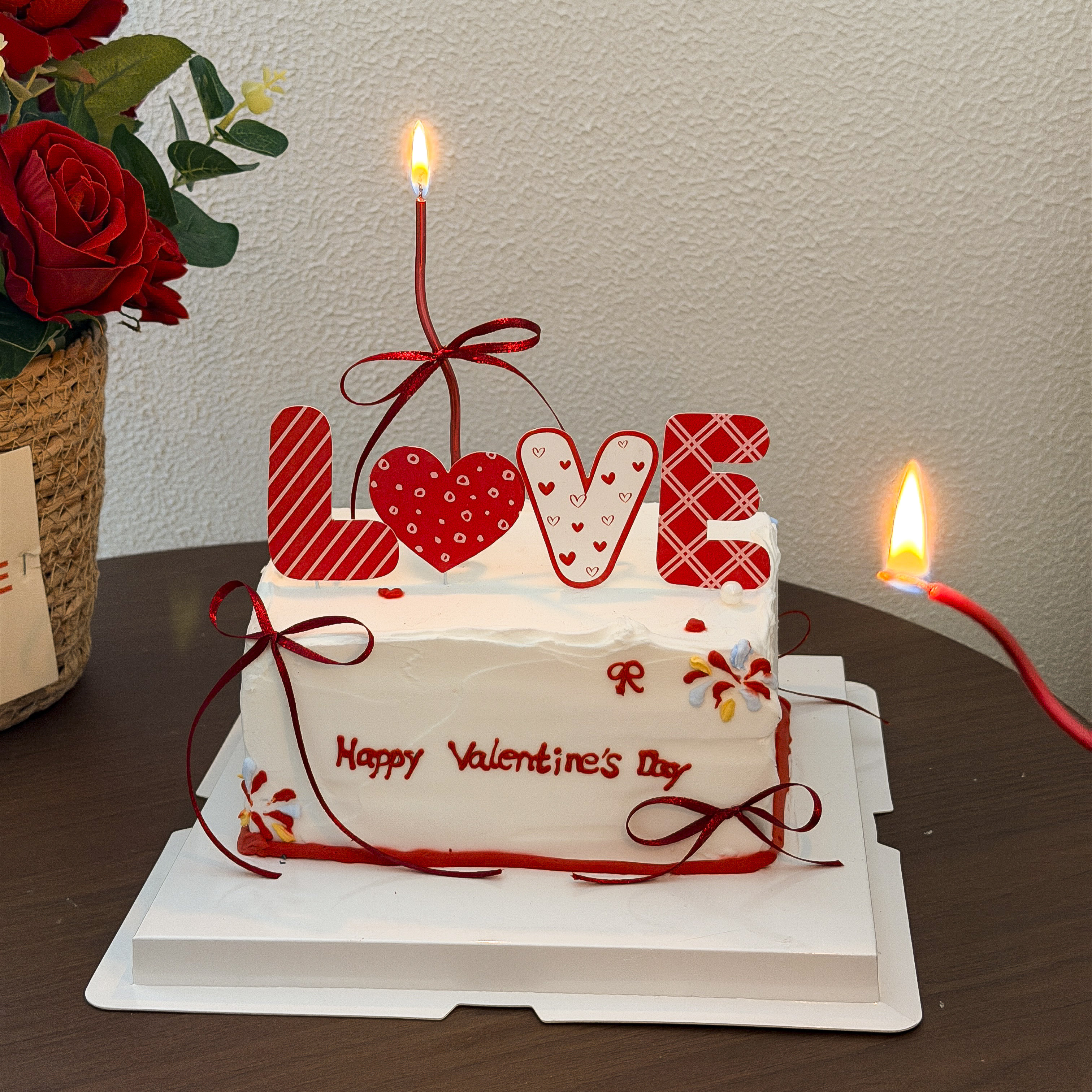 2026七夕情人节卡通LOVE蛋糕装饰情侣告白礼花丝带蜡烛甜品插件,淘宝优惠券,粉丝福利购,淘宝优惠卷