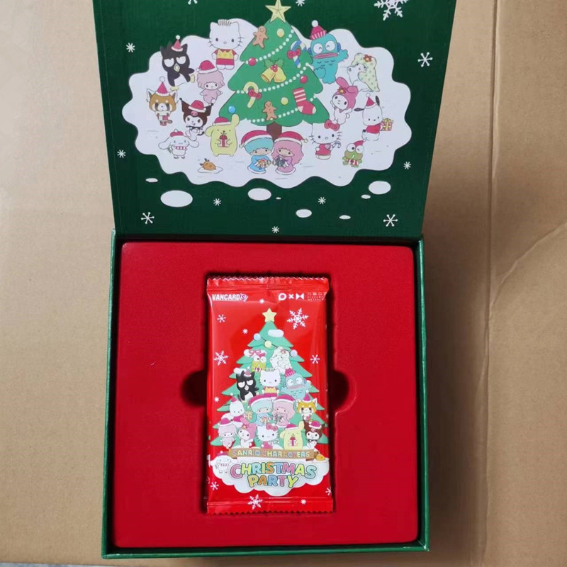 正版三丽鸥家族圣诞派对卡片极光系类收藏卡牌明星派对日常小卡-图2