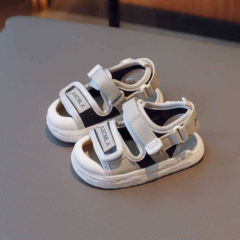 男宝宝凉鞋夏季新款包头学步鞋软底婴儿鞋6-12个月小童1-3岁鞋子