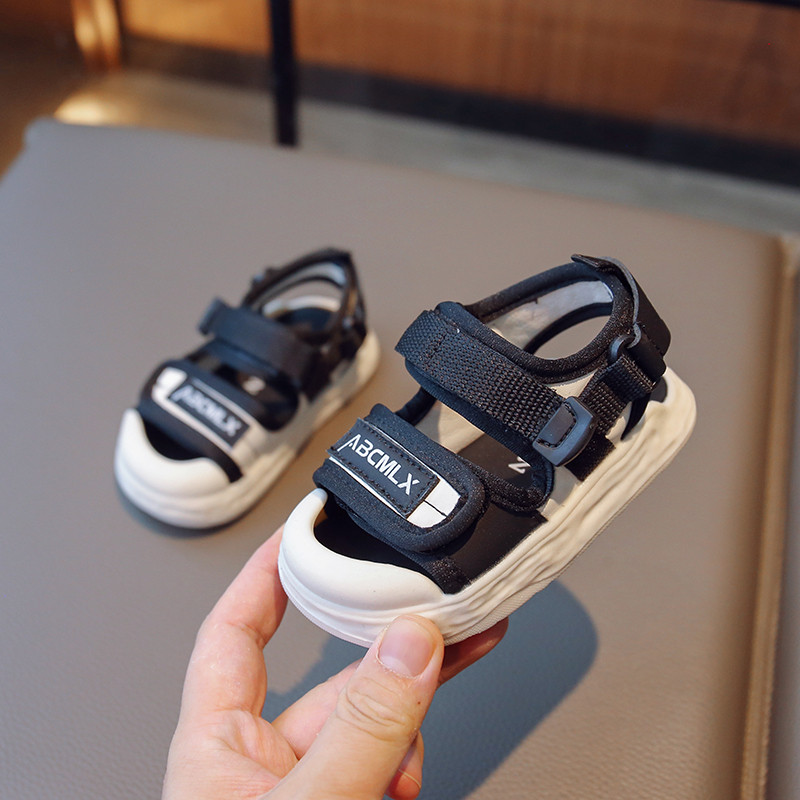 男宝宝凉鞋夏季新款包头学步鞋软底婴儿鞋6-12个月小童1-3岁鞋子