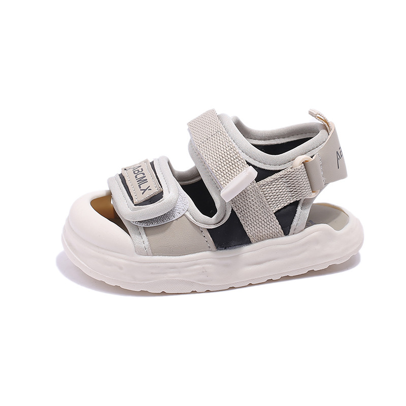 男宝宝凉鞋夏季新款包头学步鞋软底婴儿鞋6-12个月小童1-3岁鞋子