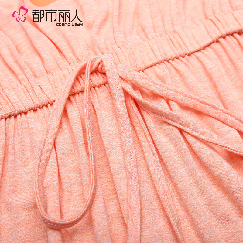 都市丽人官方旗舰店清仓夏季薄睡衣 都市丽人outlets店睡衣/家居服套装