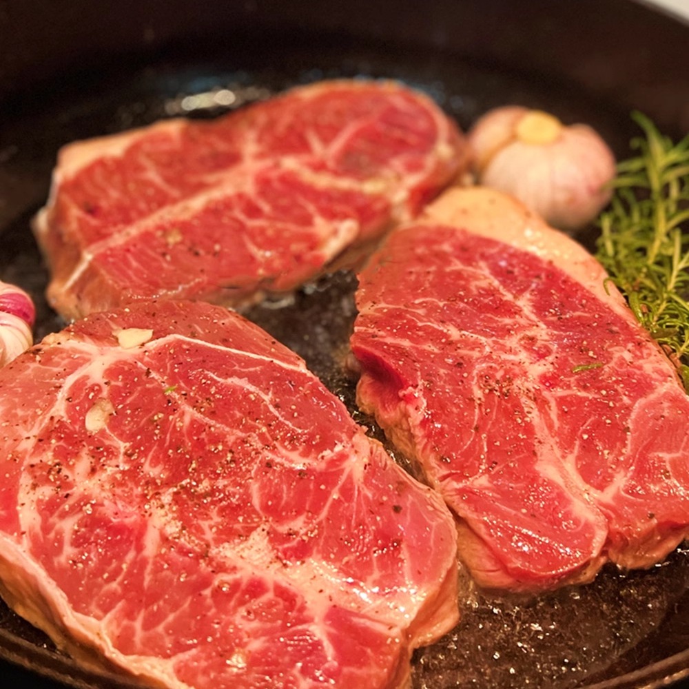 澳洲安格斯谷饲150天牡蛎肉板腱 原切厚度2cm和3cm可选 两公斤装 - 图3