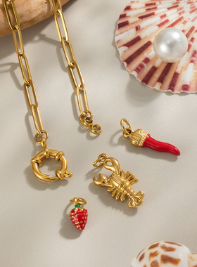 草莓辣椒龙虾手链2141