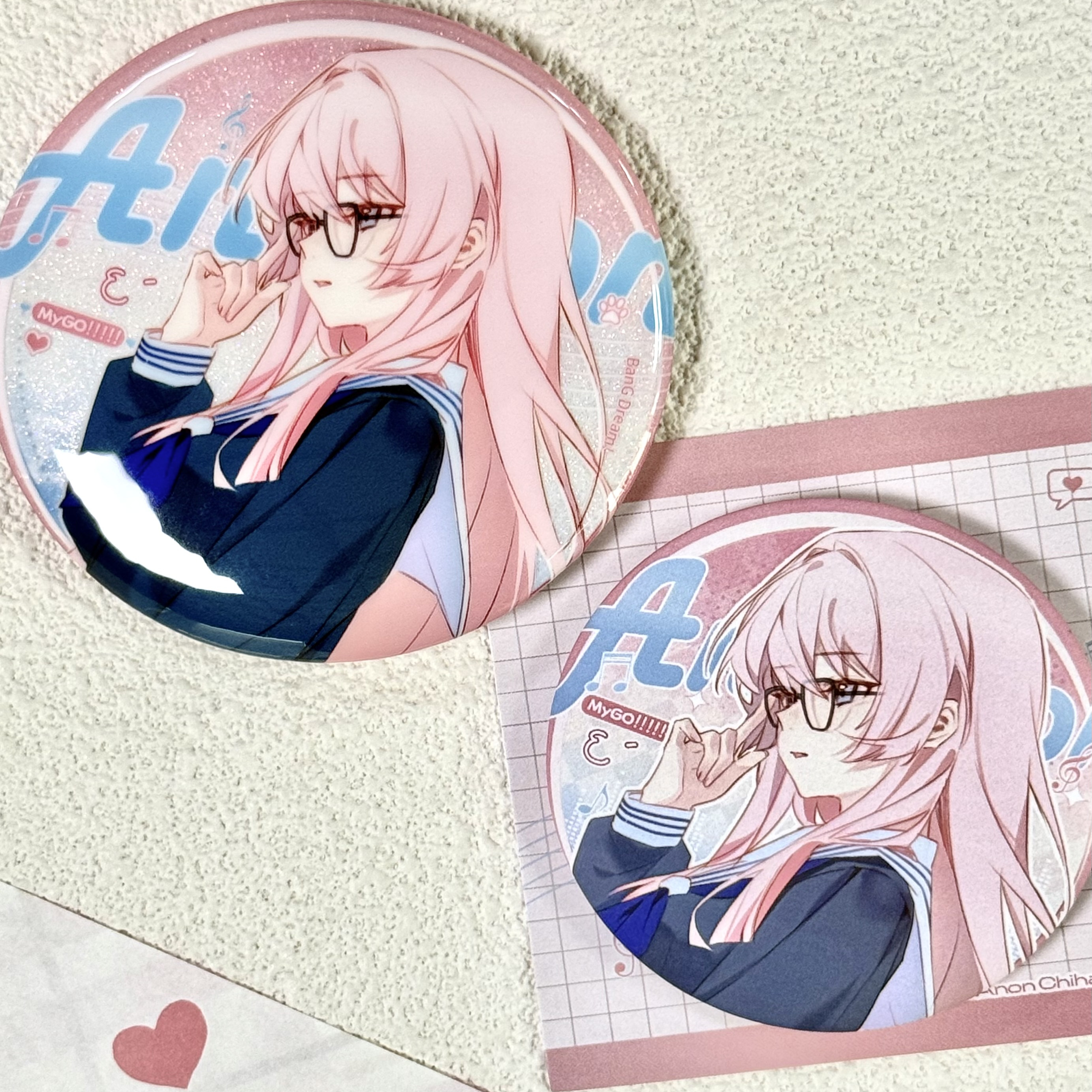 全店49包邮【代理寄售】Bangdream Mygo【轻叹】千早爱音同人周边 - 图1