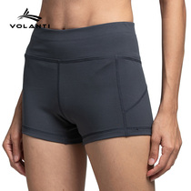 Vorandi Volanti Yoga Speed Dry High Waist Fitness Pants Lift Hip Elastic Tight Running Shorts Women Sports Pants