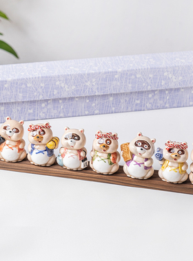 小鹿田烧陶瓷日式摆件