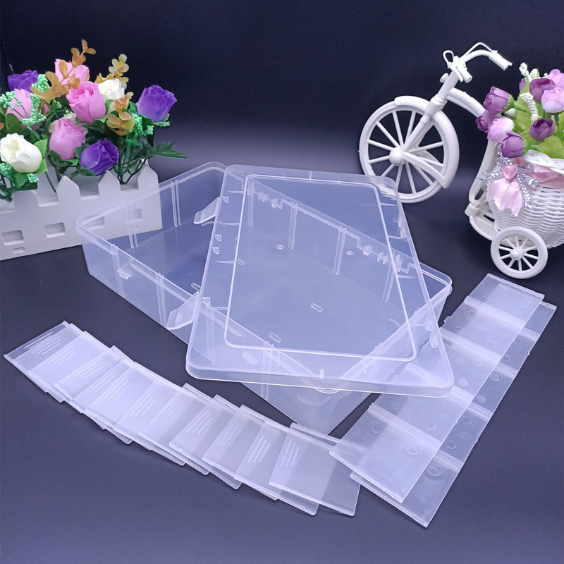 大号15格透明可拆塑料收纳盒桌面整理盒工具盒储物盒样品展示盒,淘宝优惠券,粉丝福利购,淘宝优惠卷