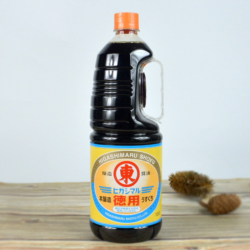 原装进口淡口酱油1.8L德用酿造寿司料理鱼生酱油日式刺身酱油佐料 - 图0