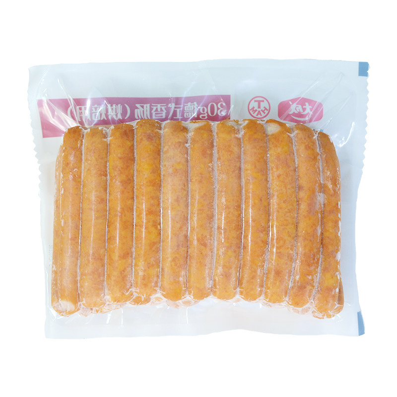 大成德式香肠1kg烘焙用30g胡桃木烟熏热狗肠早餐香肠面包商用烤肠,淘宝优惠券,粉丝福利购,淘宝优惠卷