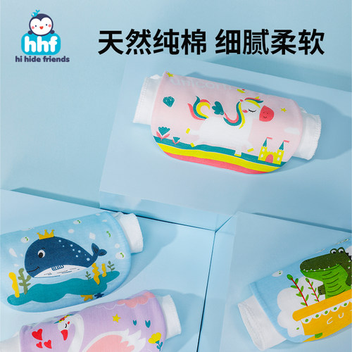 汗巾儿童纯棉幼儿园婴幼儿隔汗巾宝宝吸汗巾大号垫背男孩背后汉巾 - 图0
