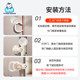 Anti-pinch hand door card door clip children's automatic sliding safety door artifact baby room closing anti-collision card door stopper