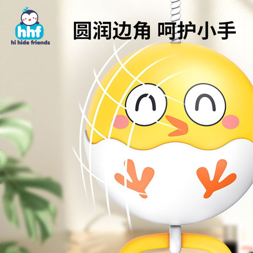 儿童发光飞轮拉哨球短链手眼协调益智童年玩具拉绳男女孩创意解压 - 图3