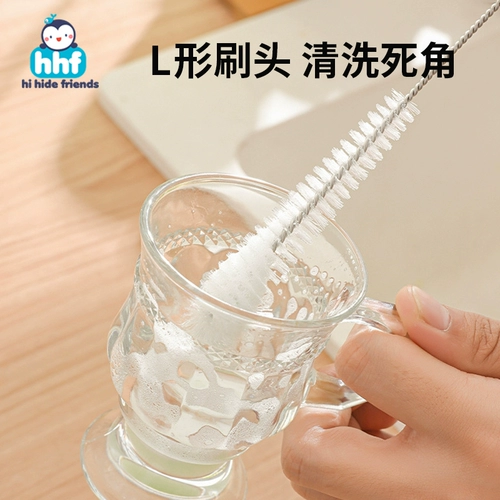 Комплект, бутылочка для кормления, щеточка, заварочный чайник, длинная щетка