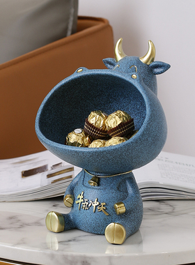 进门收纳北欧风电视柜饰品放钥匙