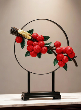 千堂彩环保树脂招财新中式客厅