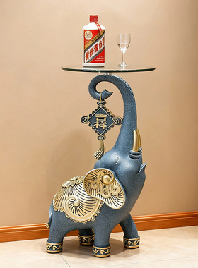 大型客厅落地摆件中式