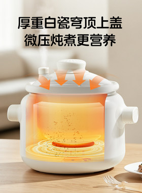 浦利顿小电炖锅迷你BB煲