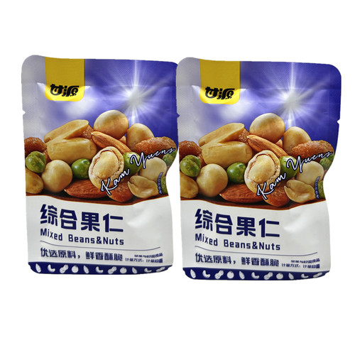 甘源综合果仁每日坚果零食特产小包装花生核桃仁青豌豆扁桃仁混合 - 图3