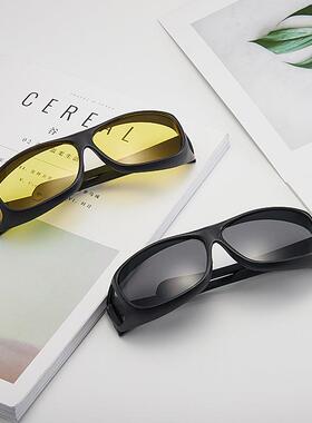 防飞沫大框防风墨镜骑行防尘开车眼镜全包围男女护目太阳镜可近视