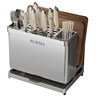 304 stainless steel knife holder storage rack countertop wall hanging