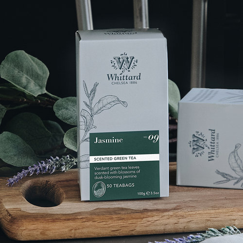 Whittard英国进口茉莉香味绿茶圆形茶包50片袋装小包英式冷泡茶 - 图2