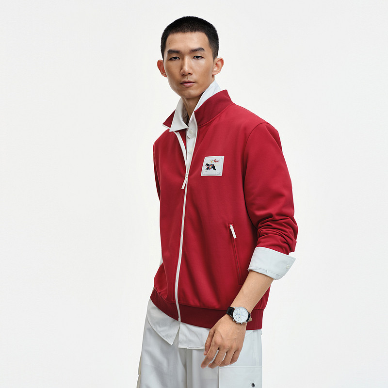 【故宫宫廷文化联名】比音勒芬2026男新年马年本命年红色夹克外套,淘宝优惠券,粉丝福利购,淘宝优惠卷