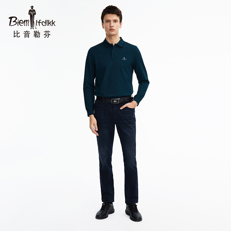 比音勒芬秋冬高端商务休闲polo衫 比音勒芬Polo衫