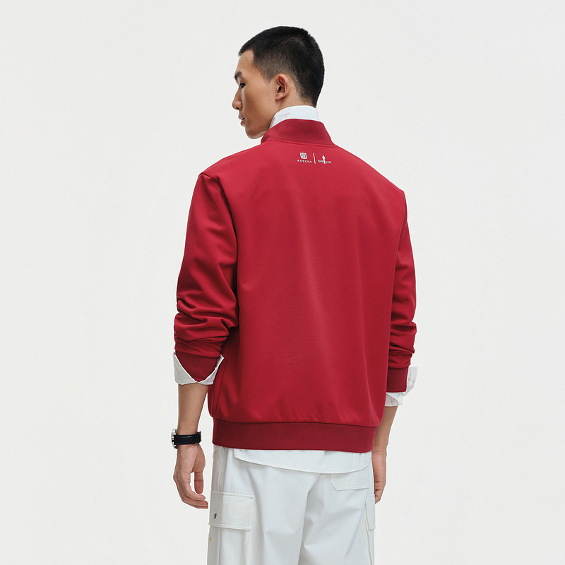 【故宫宫廷文化联名】比音勒芬2026男新年马年本命年红色夹克外套,淘宝优惠券,粉丝福利购,淘宝优惠卷