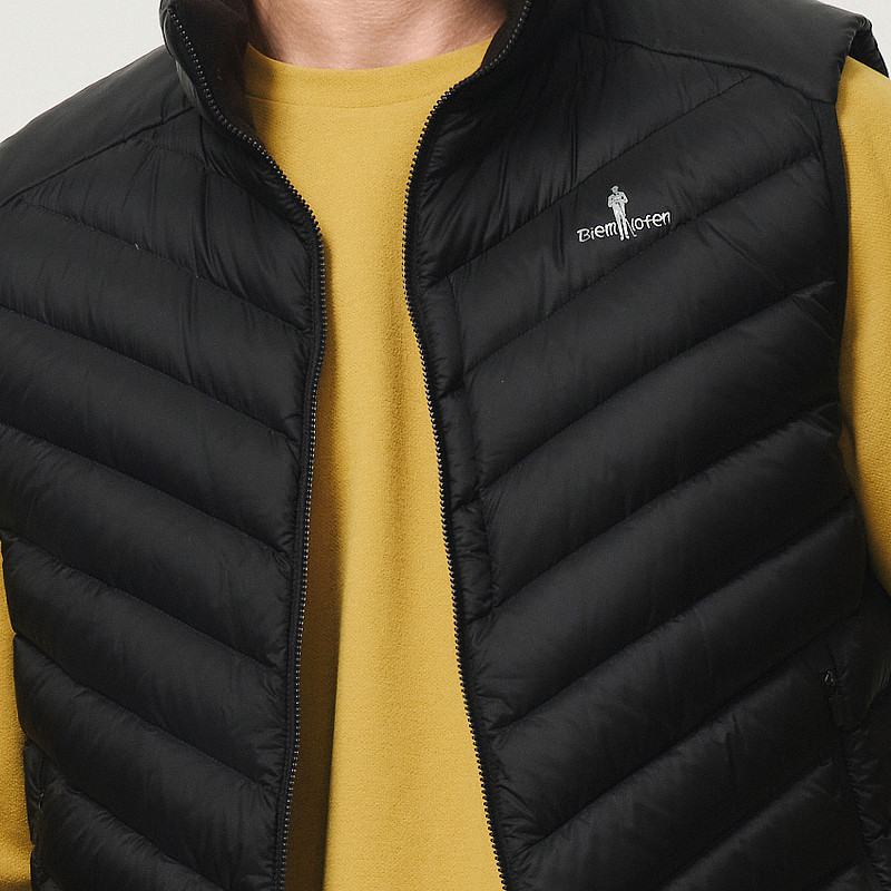 【波兰进口鹅绒】比音勒芬2025冬季新款男士保暖立领羽绒马甲背心,淘宝优惠券,粉丝福利购,淘宝优惠卷