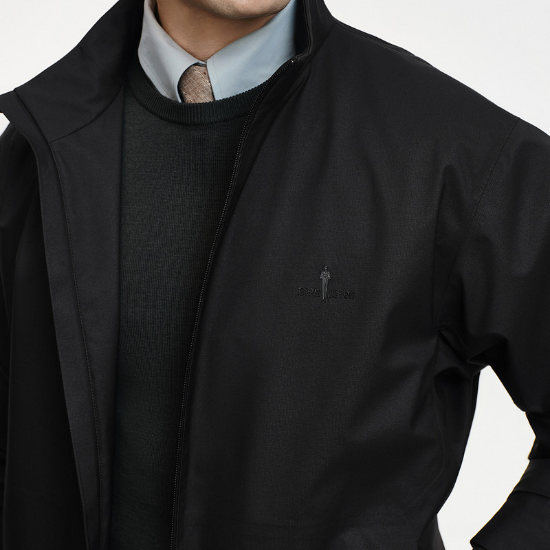 【7D细格轻量防护】比音勒芬2026春季新款男休闲防水立领夹克外套