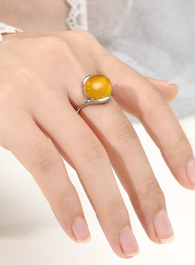 致闺蜜男女18K黄金日韩戒指空托