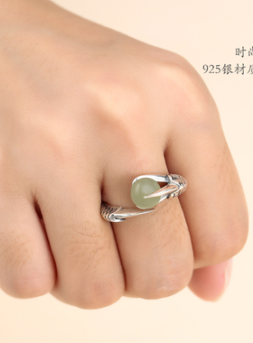 s925纯银个性欧美龙爪鹰爪怪兽