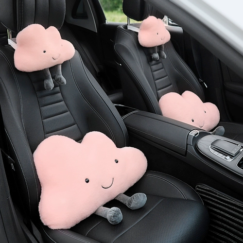 Высококлассный комплект для автомобиля, креативное мультяшное кресло, подушка для шеи, с защитой шеи