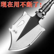 Lang Shenzuku Soldiers Shovel Multifunction German Outdoor Original Pint Soldiers Shovels Chinese Manganese Steel Folding On-board Camping Iron Shovel