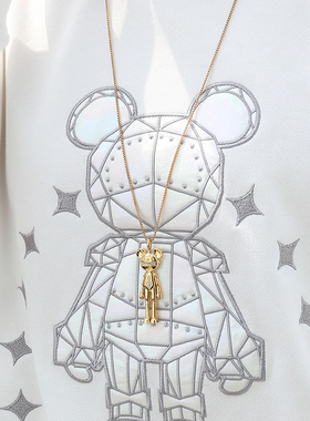 饰品锁骨链星际熊饰品欧美锁骨链