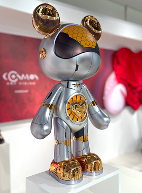 星际熊ABS可转动日常送礼摆件