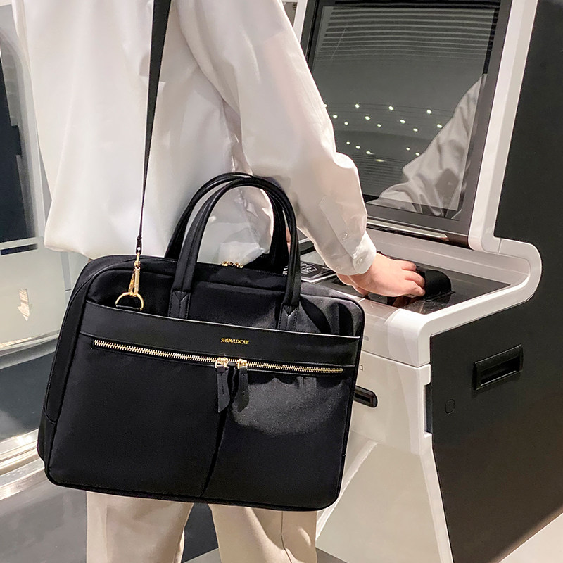 手提电脑包大容量女士a4工作包包 米思苏女士包袋