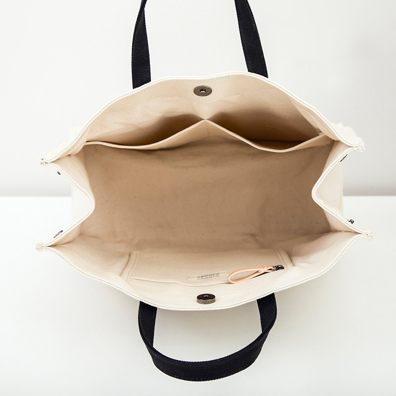 韩版商务大容量女士手提包a4帆布包 米思苏女士包袋