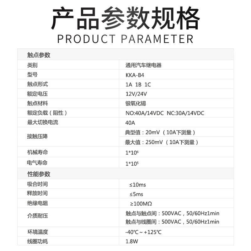 汽车继电器12V24V银点纯铜线大功率JD1912车用4脚5脚常开常闭插线 - 图0