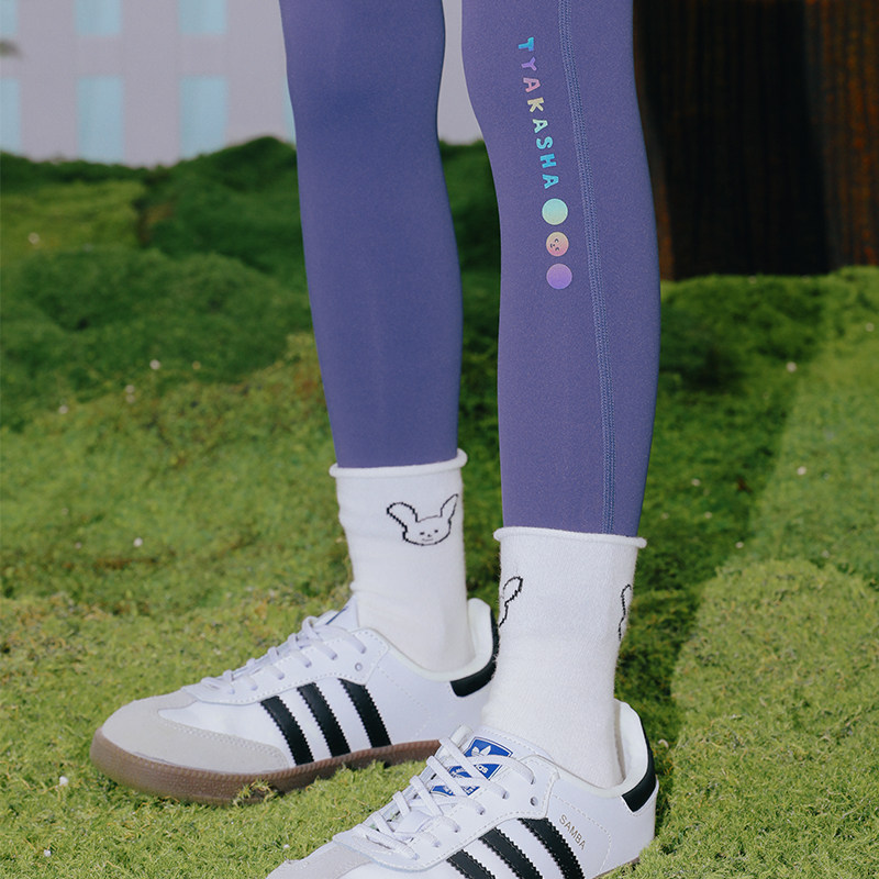 TYAKASHAKIDS塔卡沙童装裤子女童打底裤瑜伽裤外穿弹力运动紧身裤