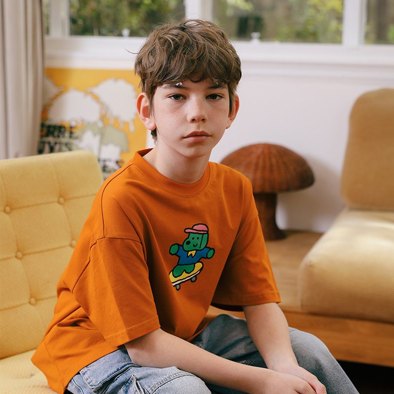 TYAKASHAKIDS塔卡沙童装T恤男女童半袖上衣夏季新款短袖T恤宽松,淘宝优惠券,粉丝福利购,淘宝优惠卷