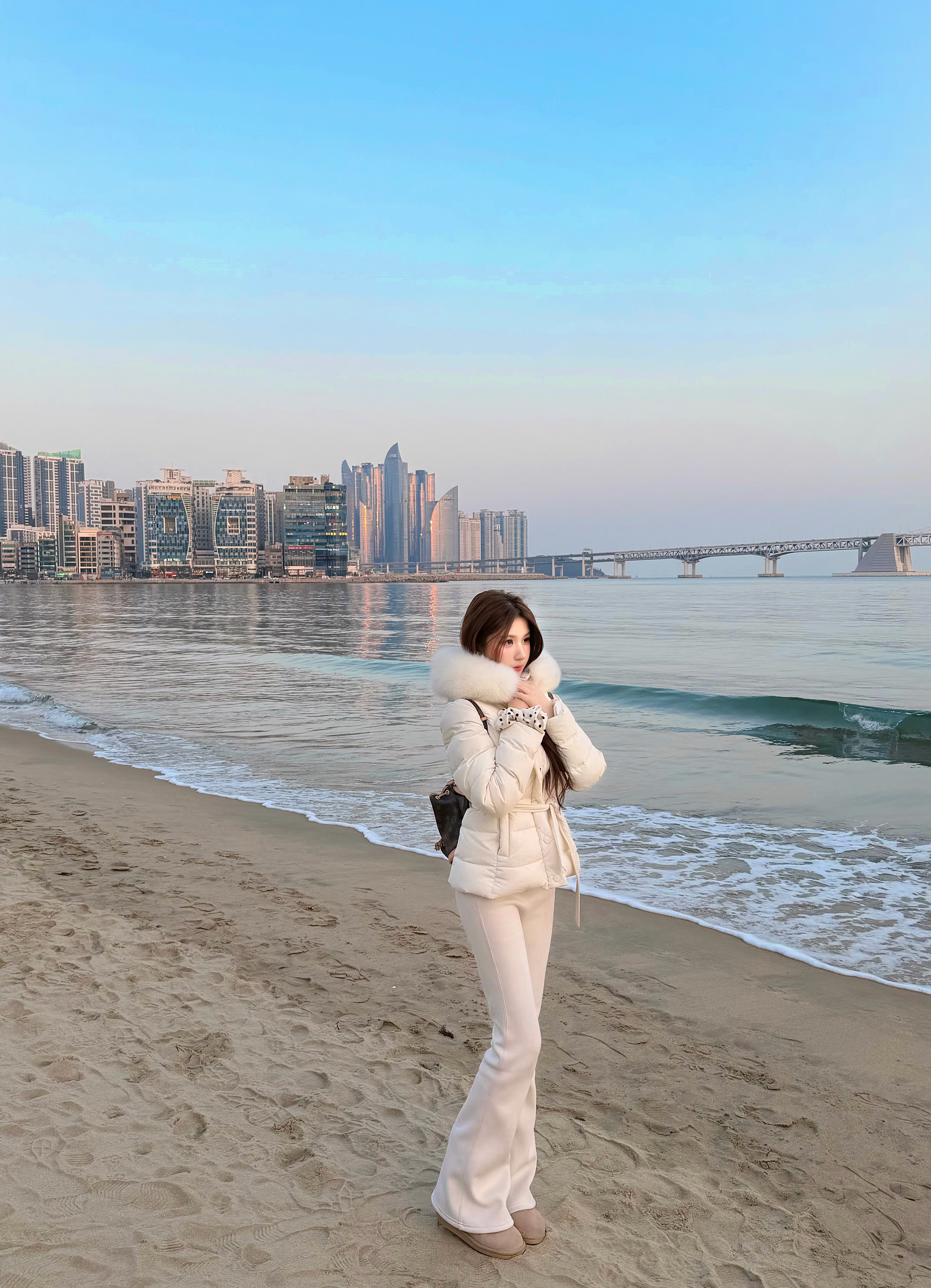 现货.我喝露水微喇鲨鱼裤秋冬季新款加绒加厚高腰提臀显瘦喇叭裤,淘宝优惠券,粉丝福利购,淘宝优惠卷