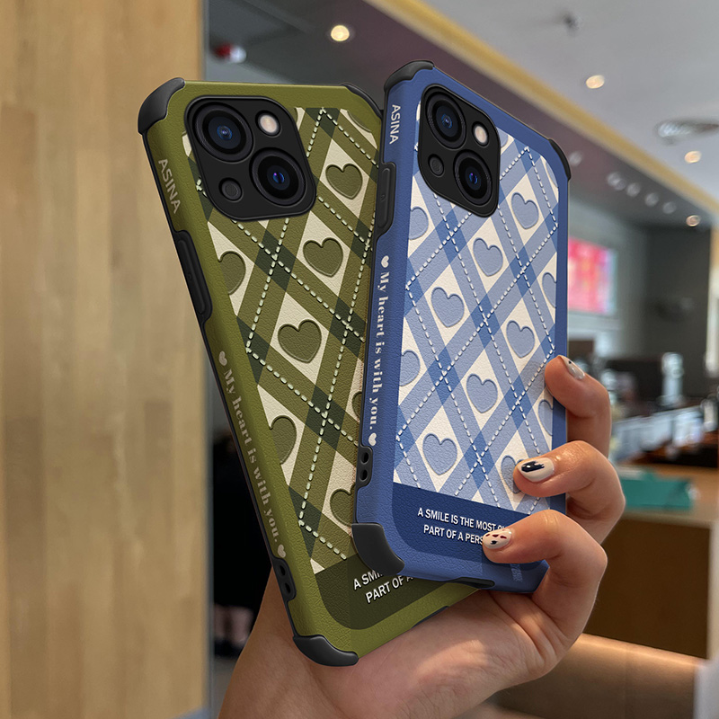 MASFEIL × 复古皮纹适用苹果13手机壳12小羊皮高档iPhone13Promax保护套max网红新款ip11全包防摔硅胶ip13Pr - 图2