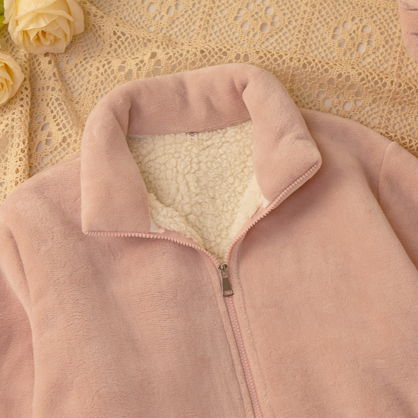 【双层加厚】冬季睡衣珊瑚绒羊羔绒外套情侣可外穿家居服拉链男女,淘宝优惠券,粉丝福利购,淘宝优惠卷