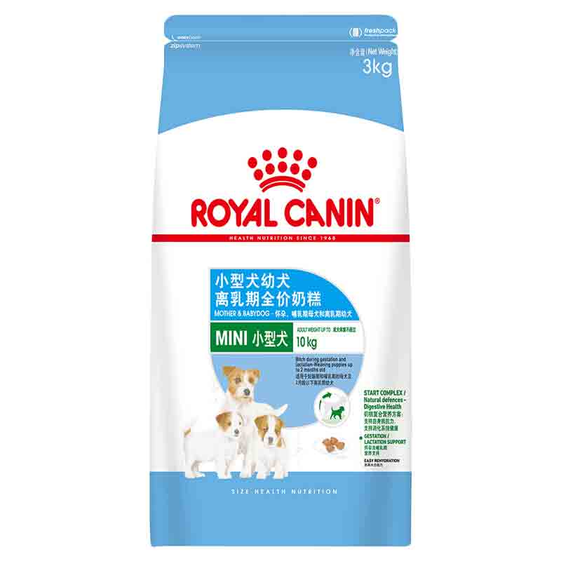 皇家狗粮小型犬奶糕幼犬粮通用型MIS30/10KG金毛狗粮囤粮10公斤