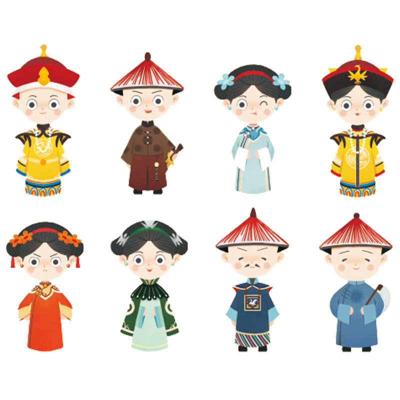 Stationery from the past, Peking Opera, classical drama, palace bookmarks