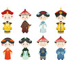 Stationery from the past, Peking Opera, classical drama, palace bookmarks